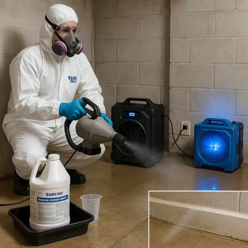 Sanitization and Odor Removal process in Saint Henry, OH