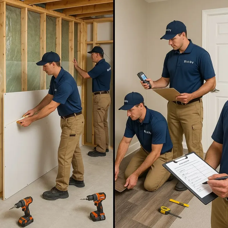 Repairs and Reconstruction process in Saint Henry, OH